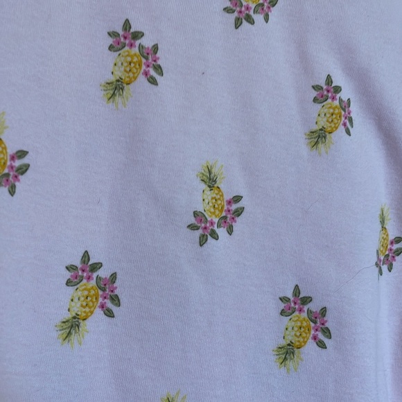 Croft & Barrow | The Classic Tee Floral Pink Short Sleeve Shirt - Picture 5 of 5